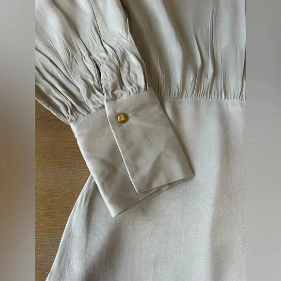 Zara Silky Satin Effect Knotted Dress - Picture 3 of 12